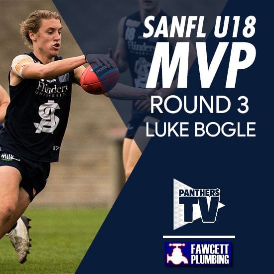 Panthers TV: SANFL U18 MVP Round 3 - Luke Bogle Panthers TV: SANFL U18 MVP Round 3 - Luke Bogle